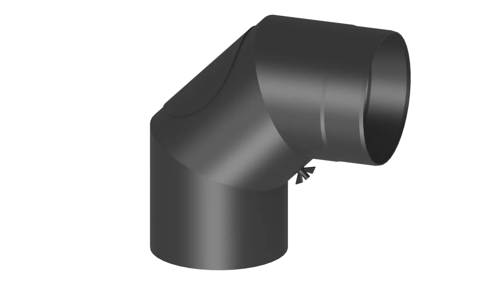 Black Pipe Elbow Fitting