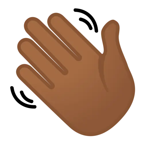 Waving Hand Emoji for Greetings and Communication