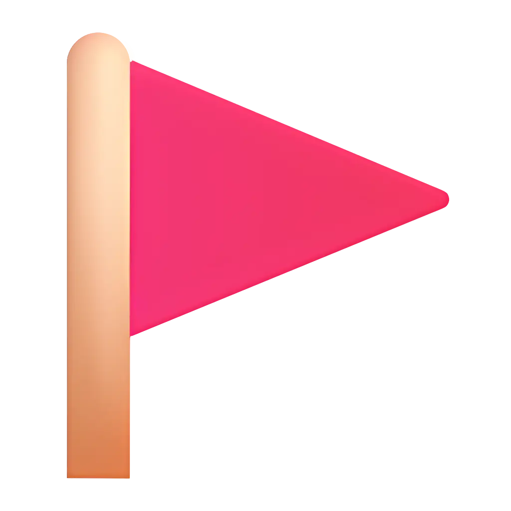 Red Flag as a Warning Symbol