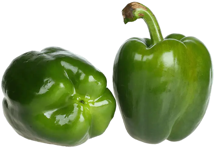 Fresh Green Bell Peppers