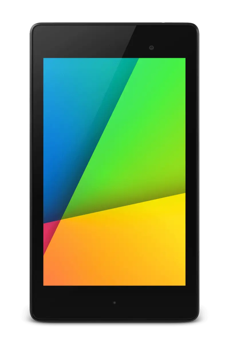 Colorful Tablet Device