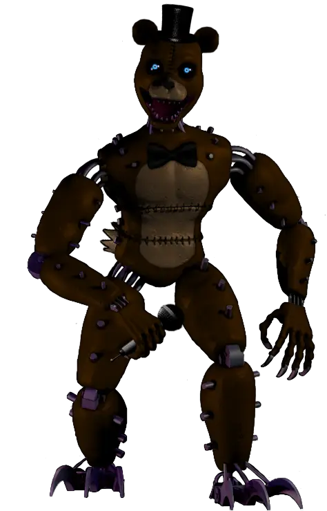 Animatronic Bear Character with Horror Features