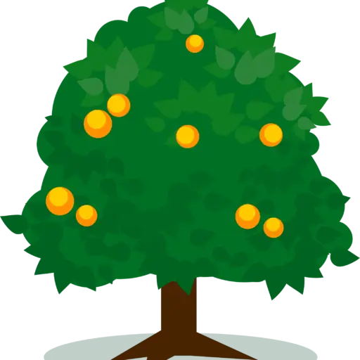 Orange Tree with Fruits