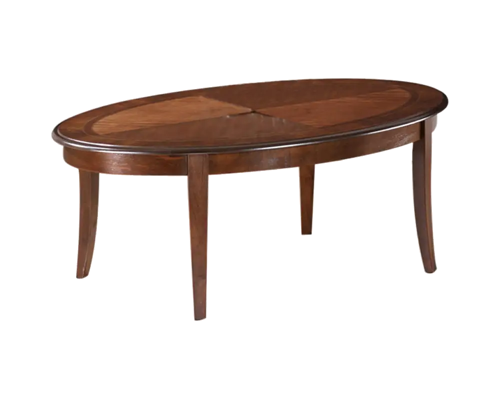 Elegant Oval Wooden Table