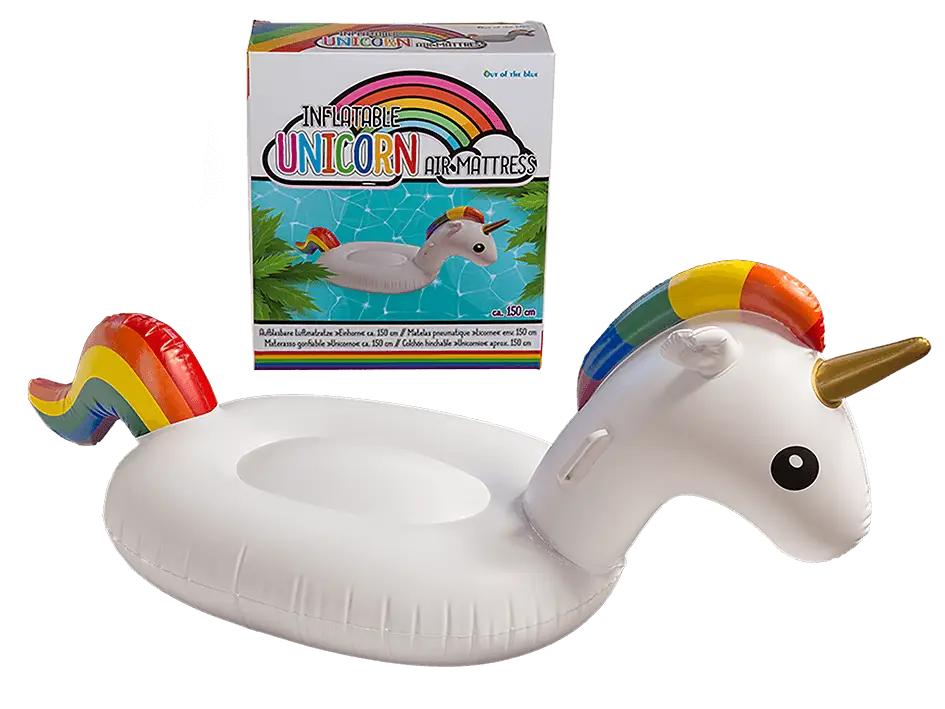 Colorful Unicorn Pool Float for Summer Fun