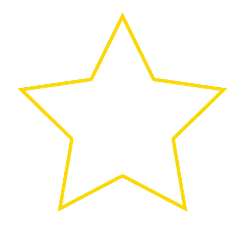 Yellow Star Outline Icon