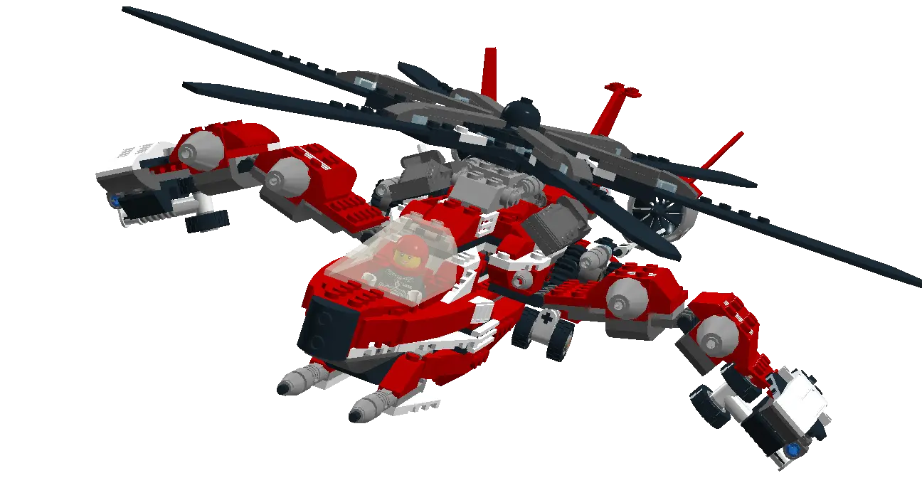 Red Helicopter Toy