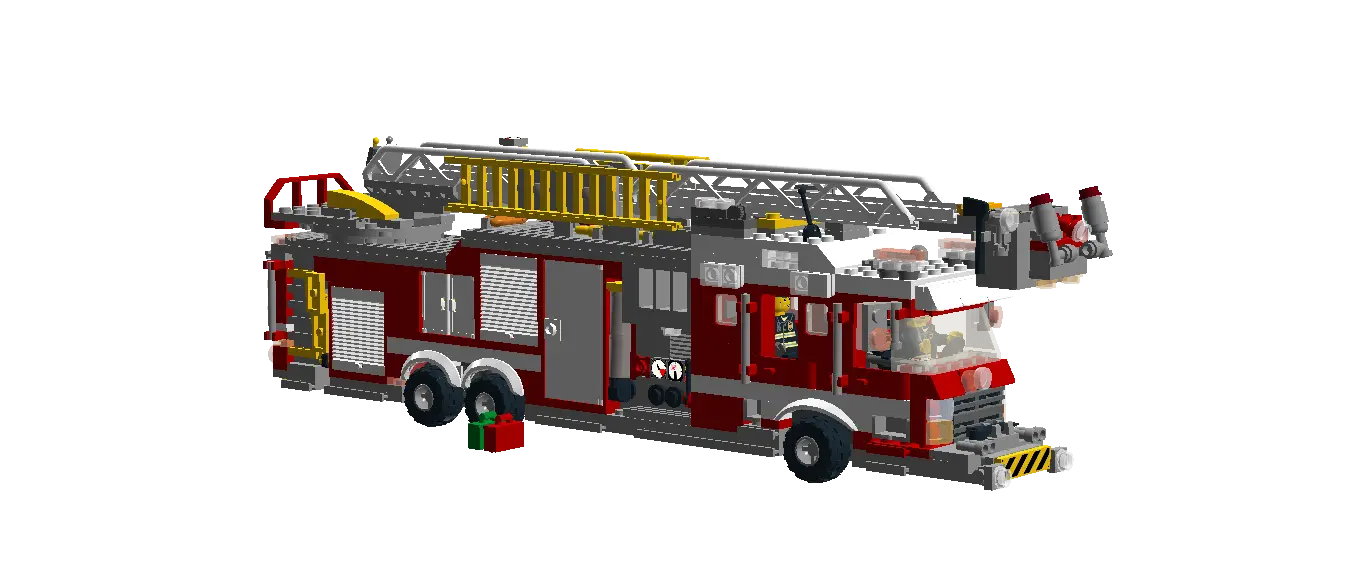 Toy Fire Truck with Ladder