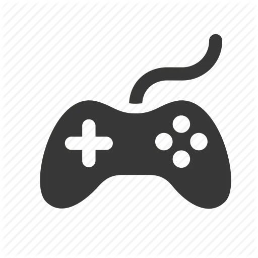 Black Game Controller Icon