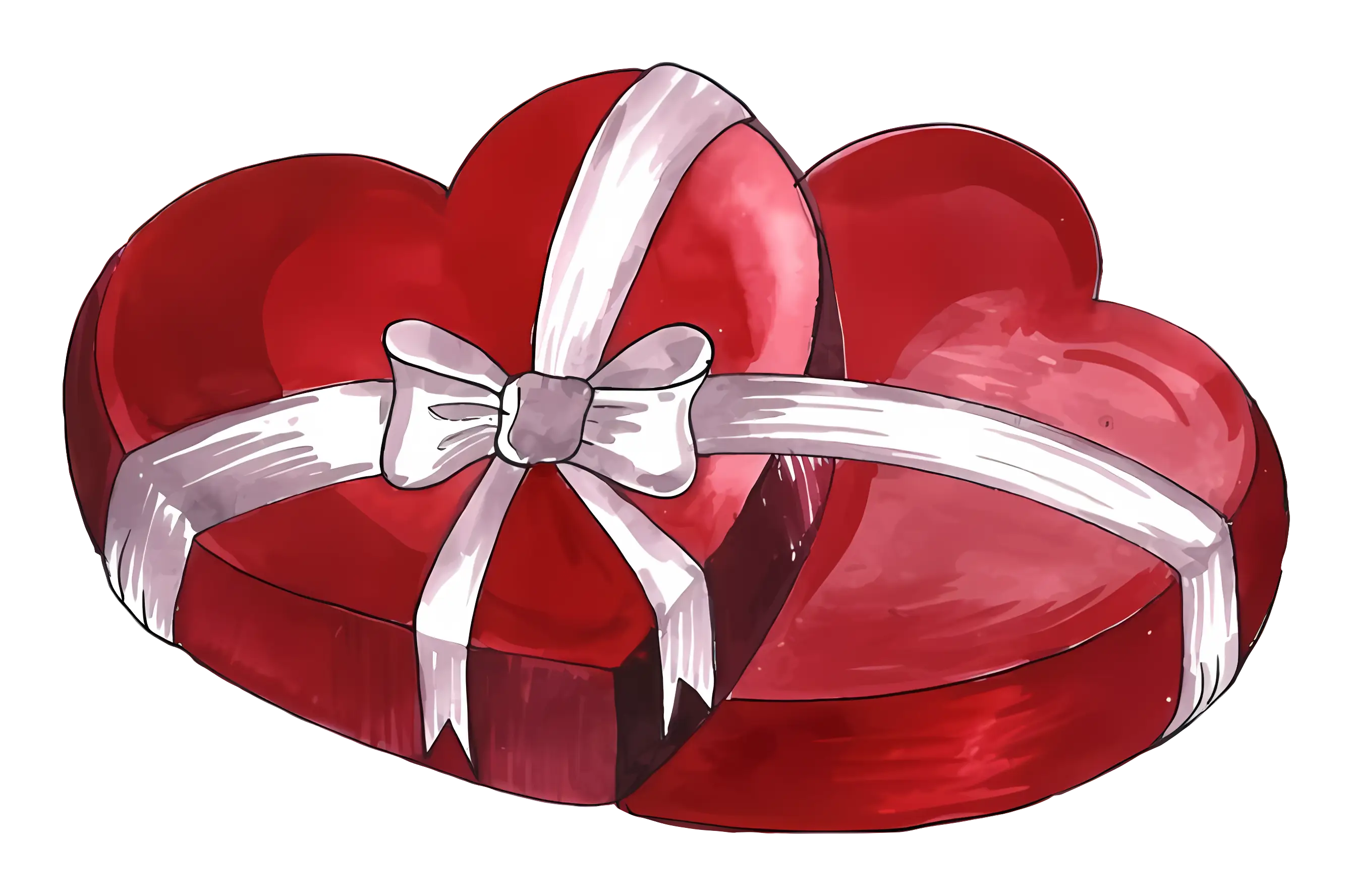 Heart-shaped Gift Box for Valentine&#039;s Day