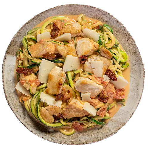 Zucchini Pasta with Chicken