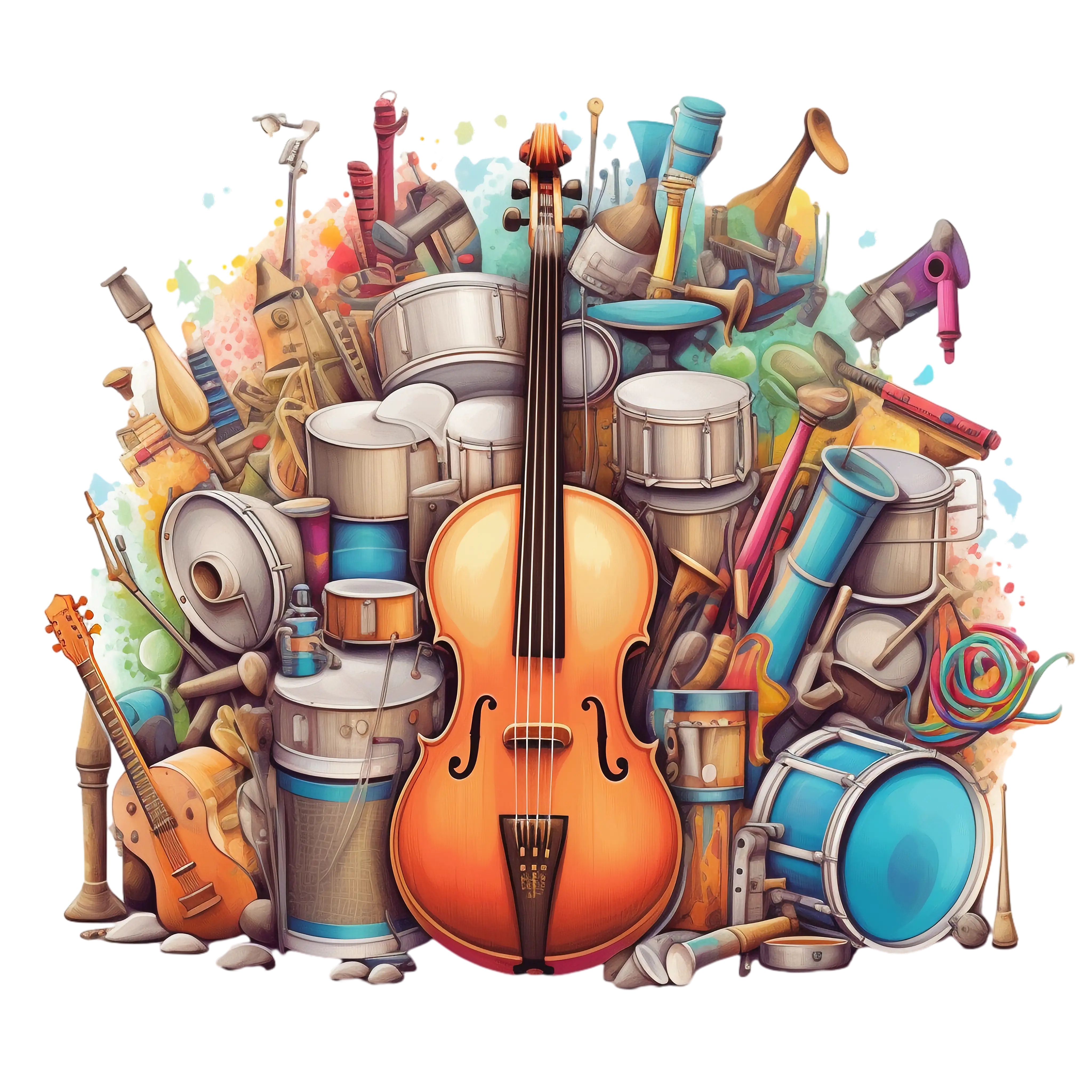 Beautiful Collection of Musical Instruments