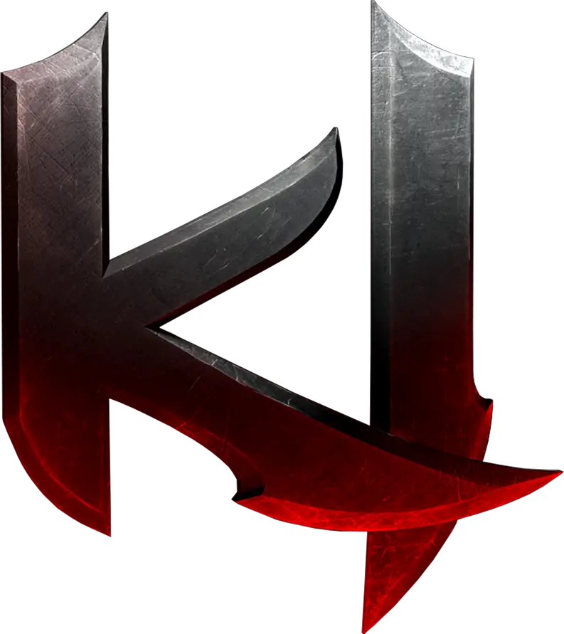 Red and Black KI Logo