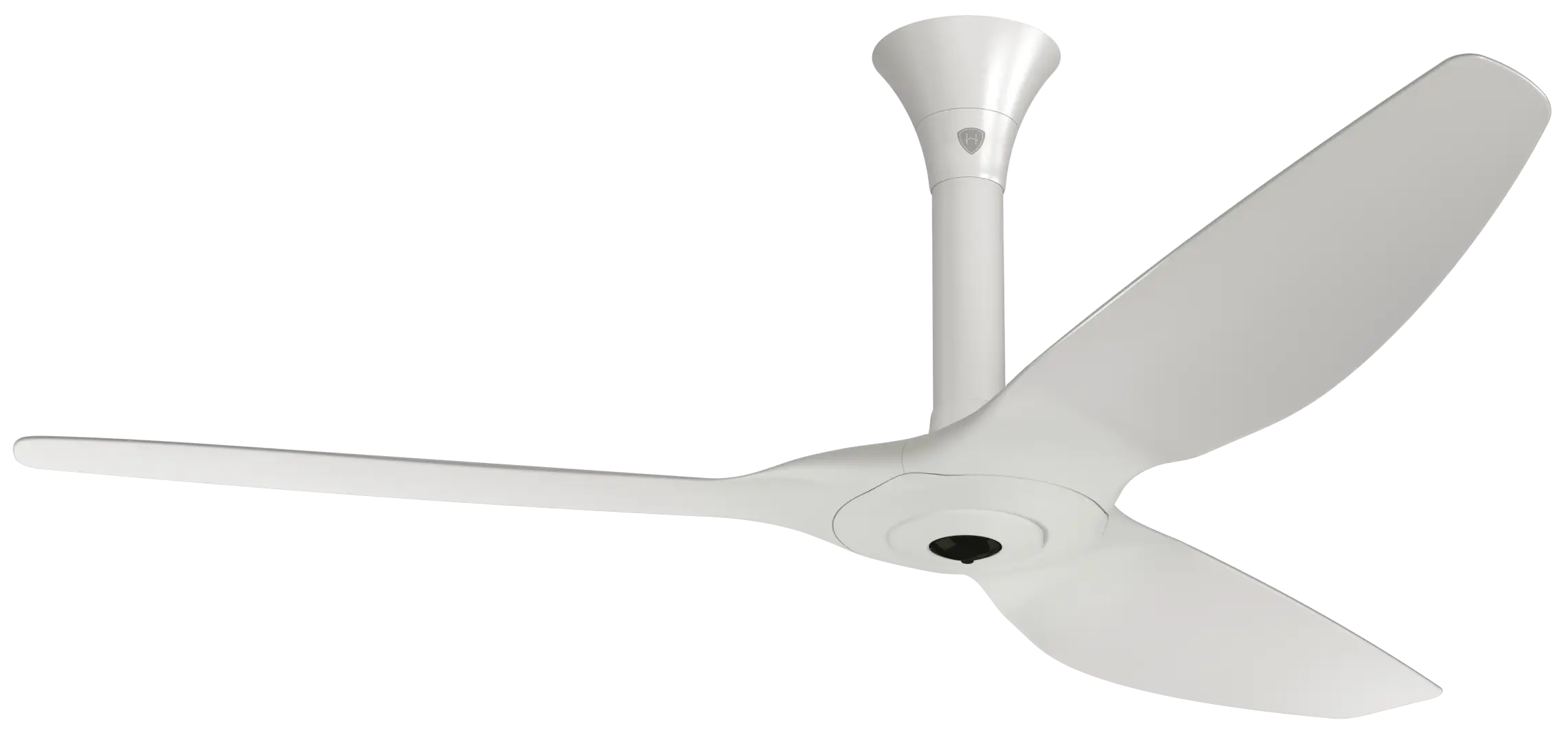 Minimalist White Ceiling Fan with Three Blades