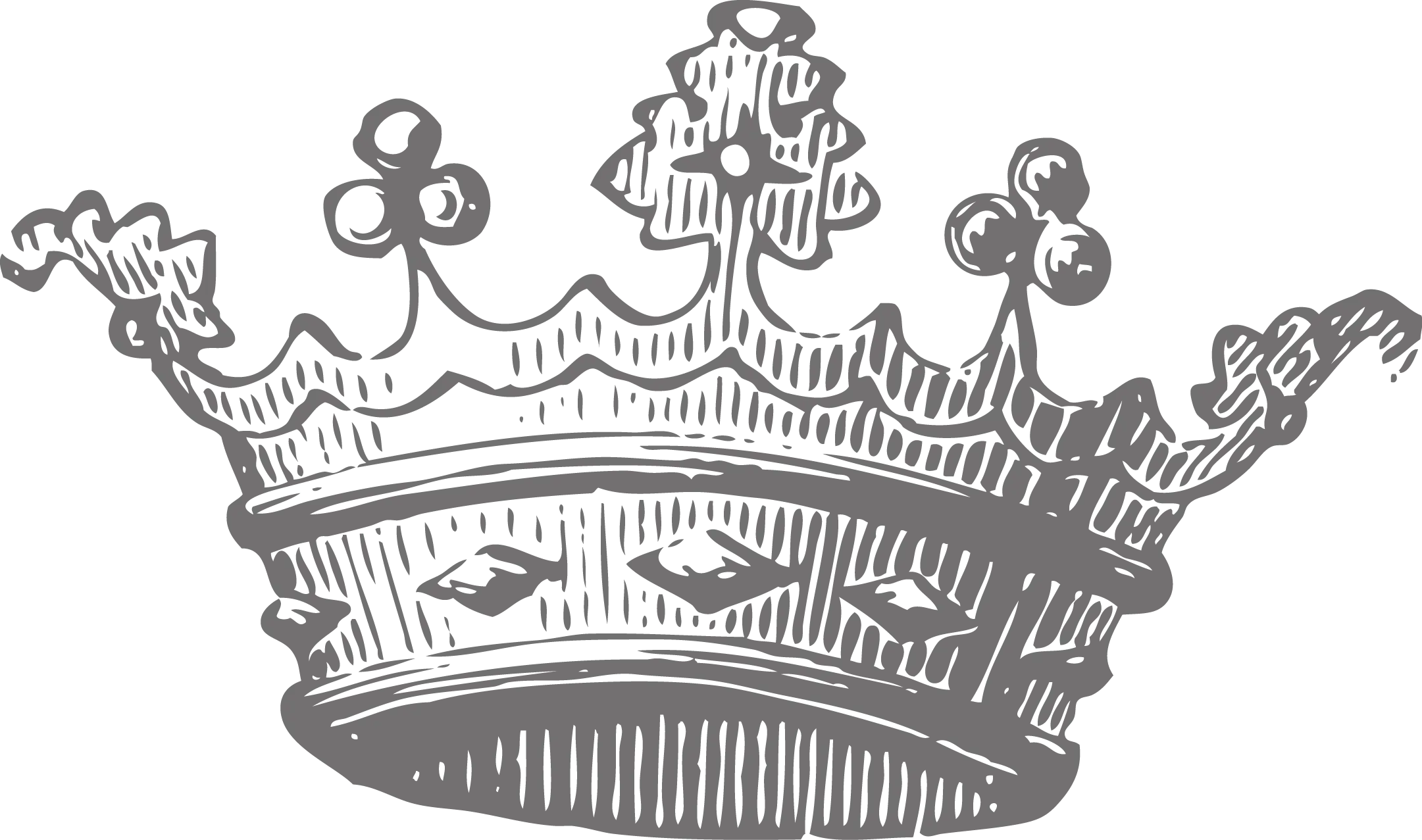 Ornate Crown Sketch Illustration