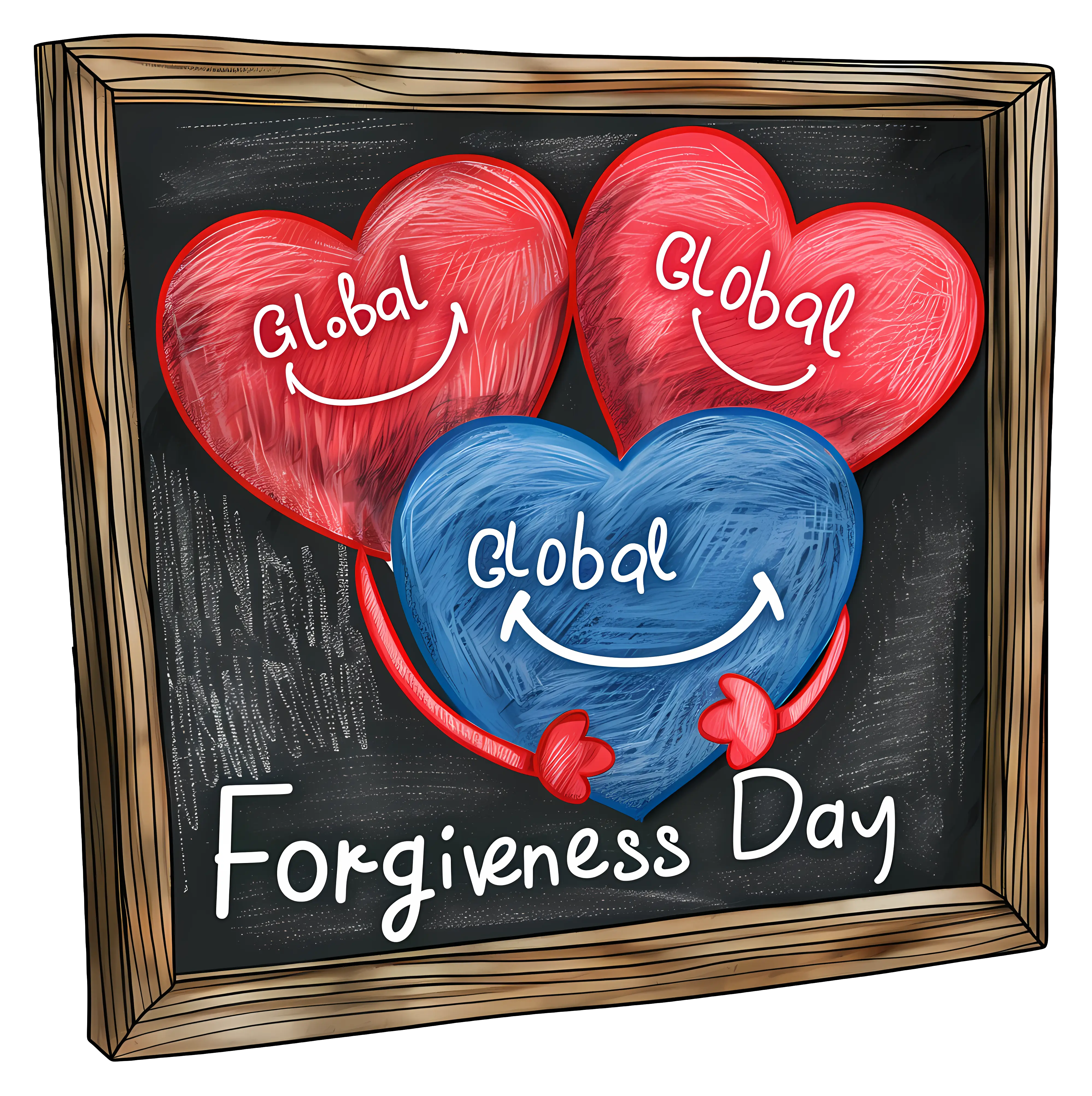 Global Forgiveness Day Hearts