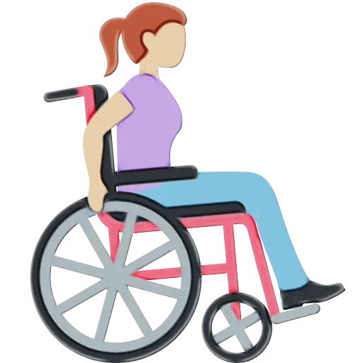 Illustration of Person in Wheelchair