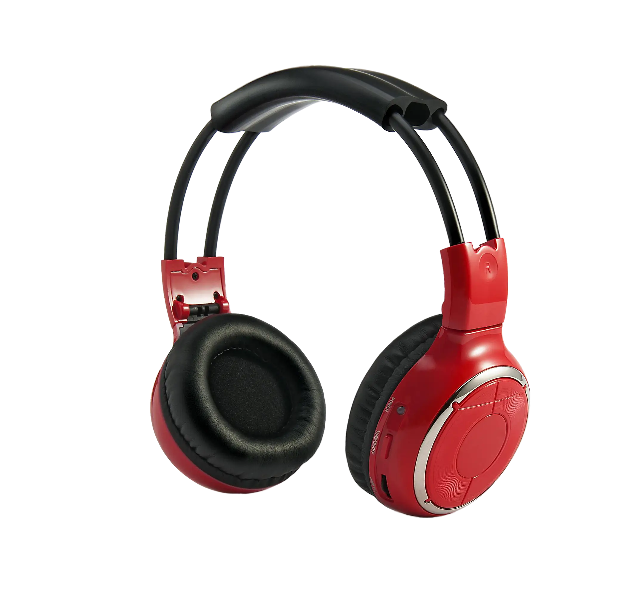 Red Headphones with Modern Design