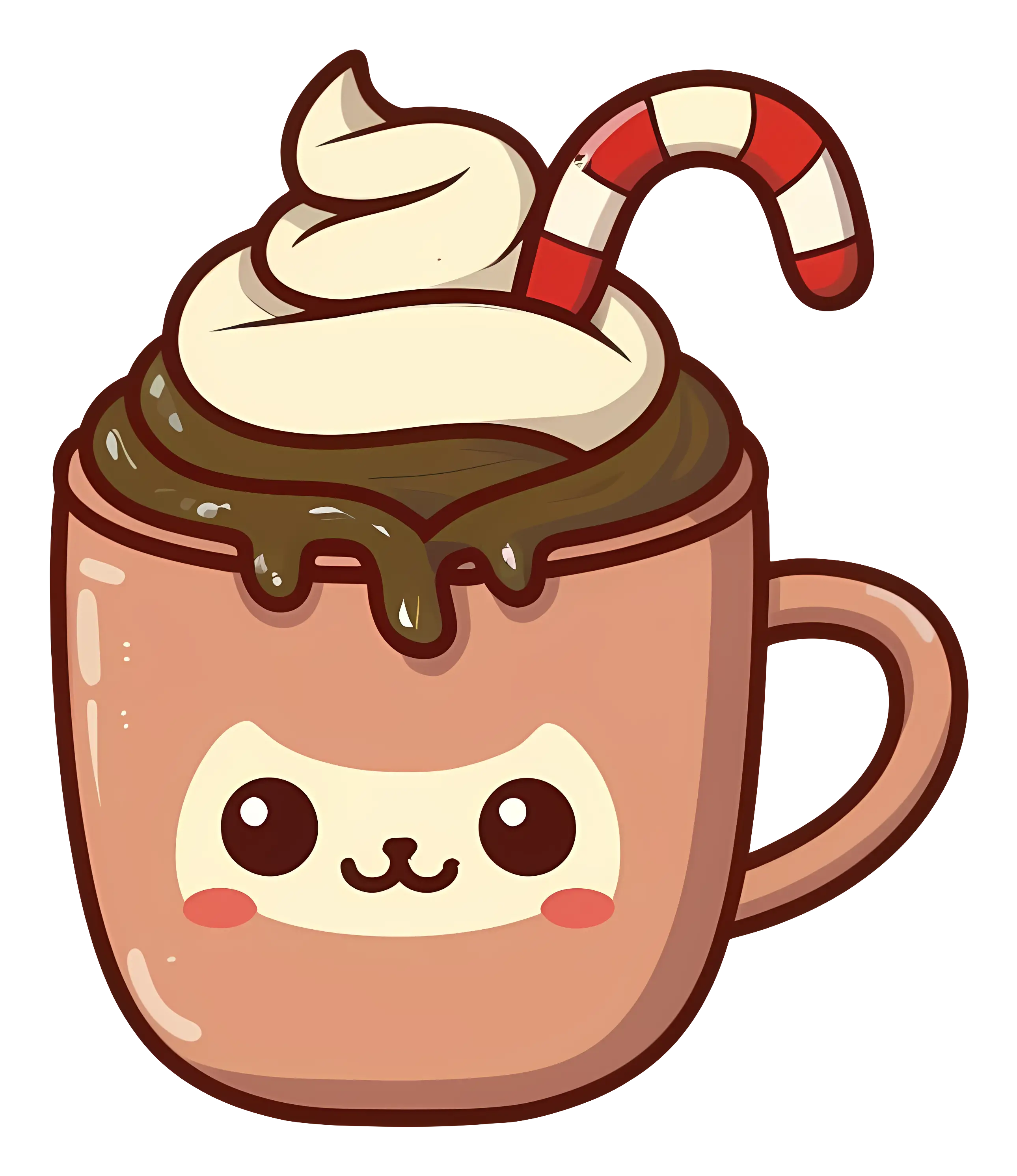 Cute Hot Chocolate Mug with Whipped Cream