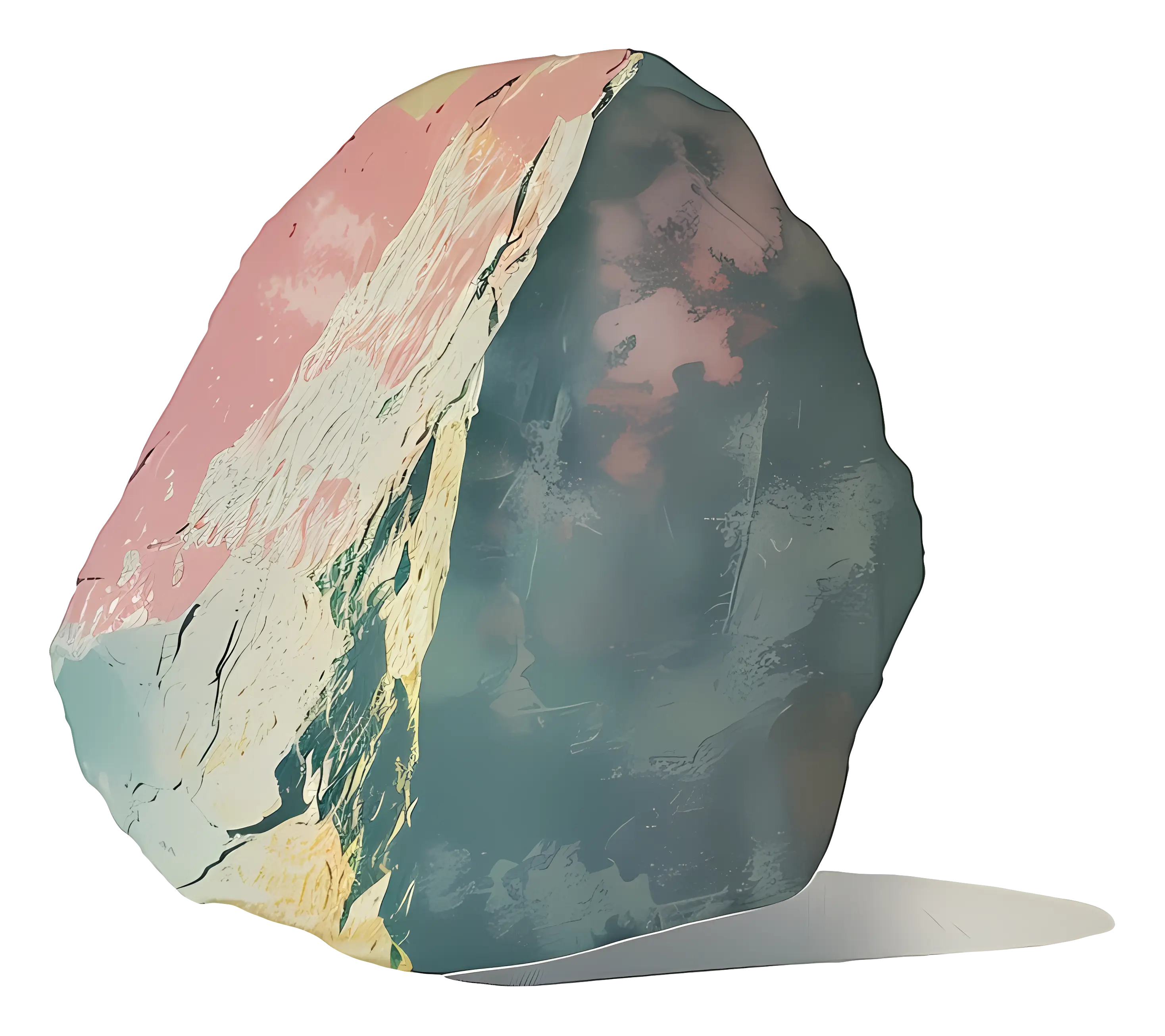 Colorful Rock Illustration