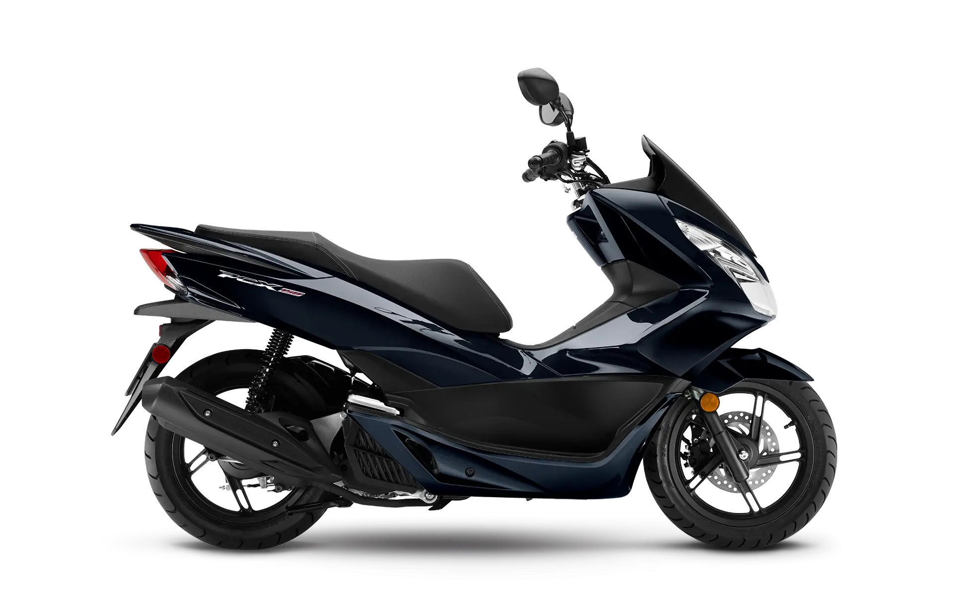 Modern Black Motor Scooter Design