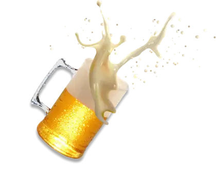 Splashing Beer Mug