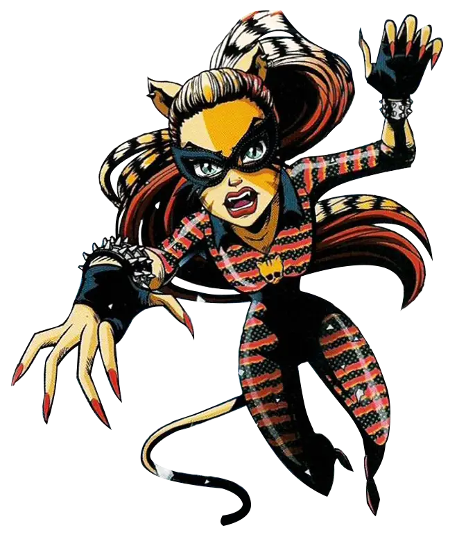 Cat Woman Cartoon Illustration
