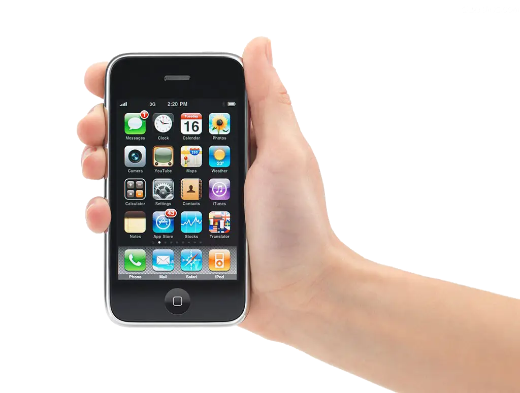Hand Holding Smartphone