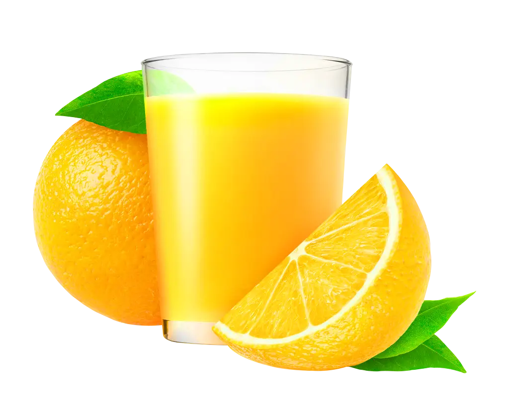 Freshly Squeezed Orange Juice with Oranges