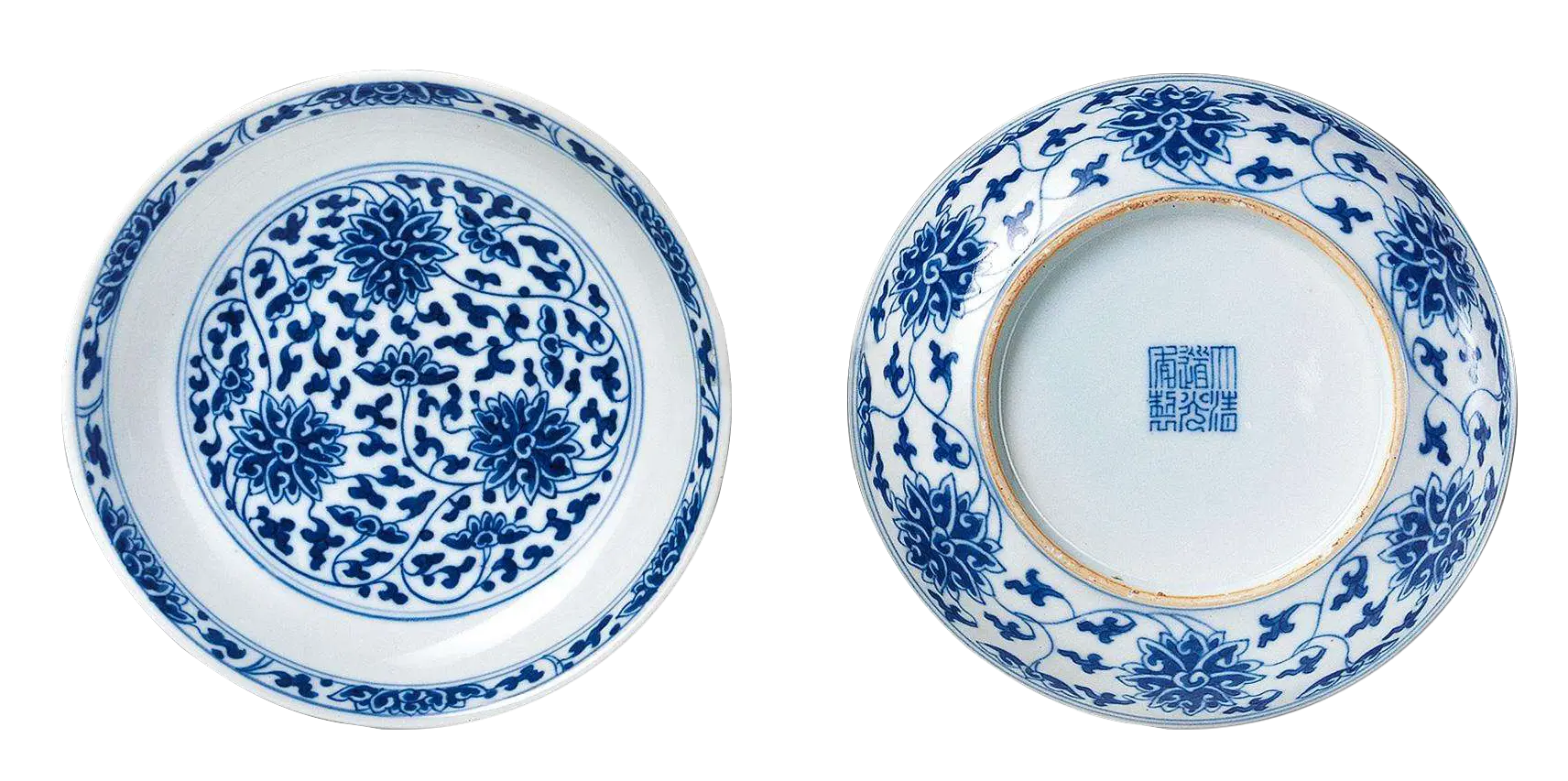 Traditional Blue Patterned Plates