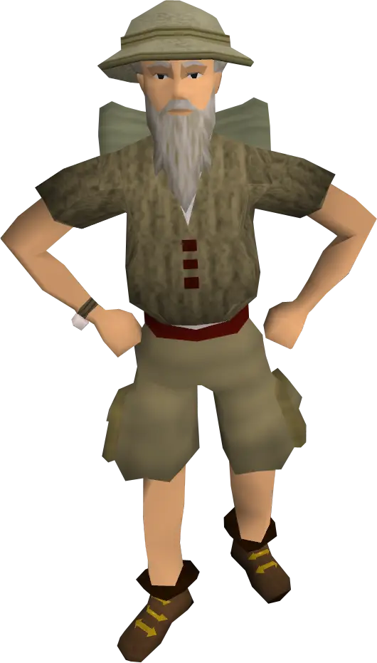 Adventurous Explorer Character