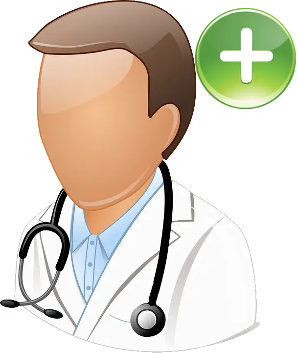 Healthcare Professional Cartoon Icon