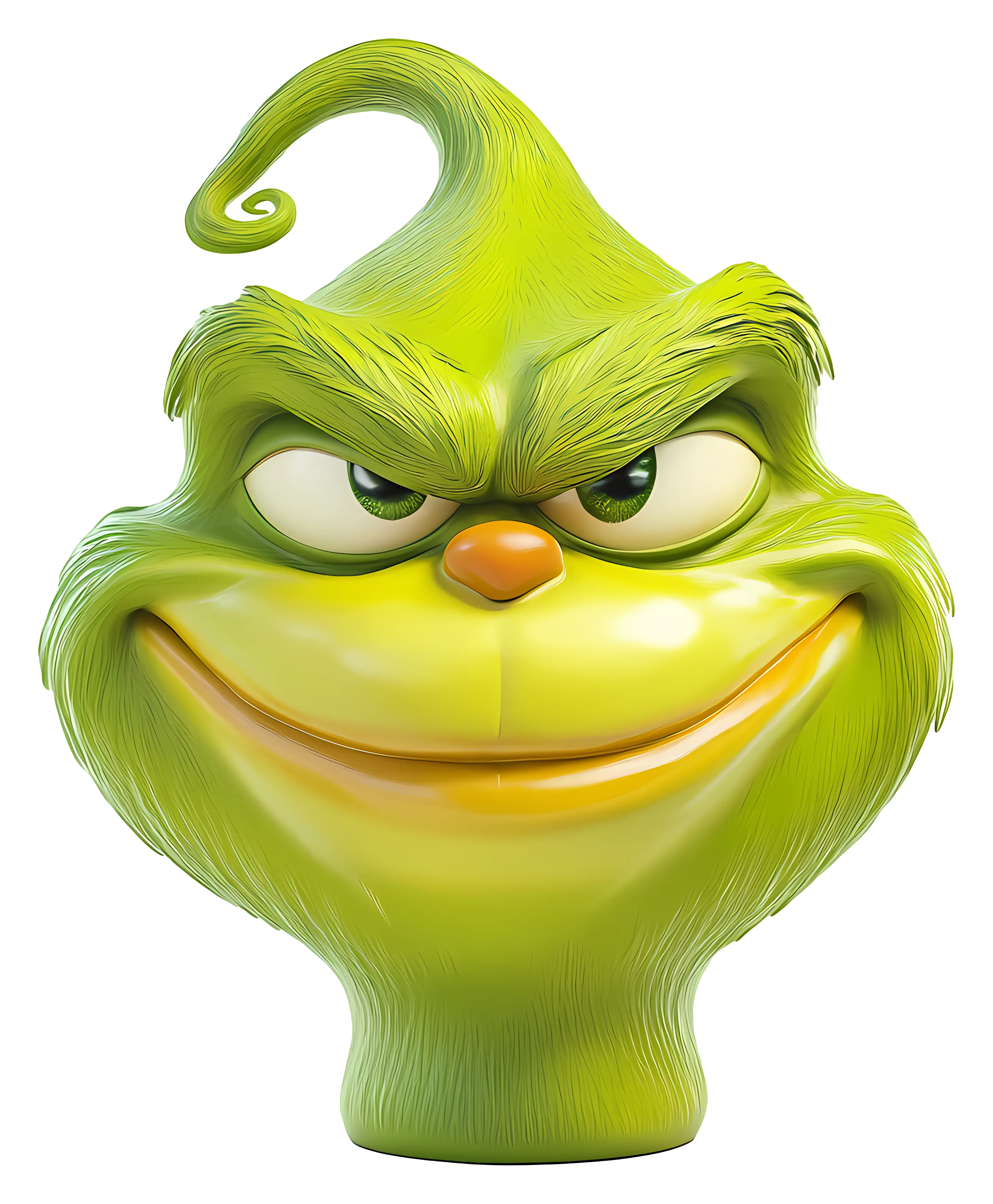 Grinch with Mischievous Smile
