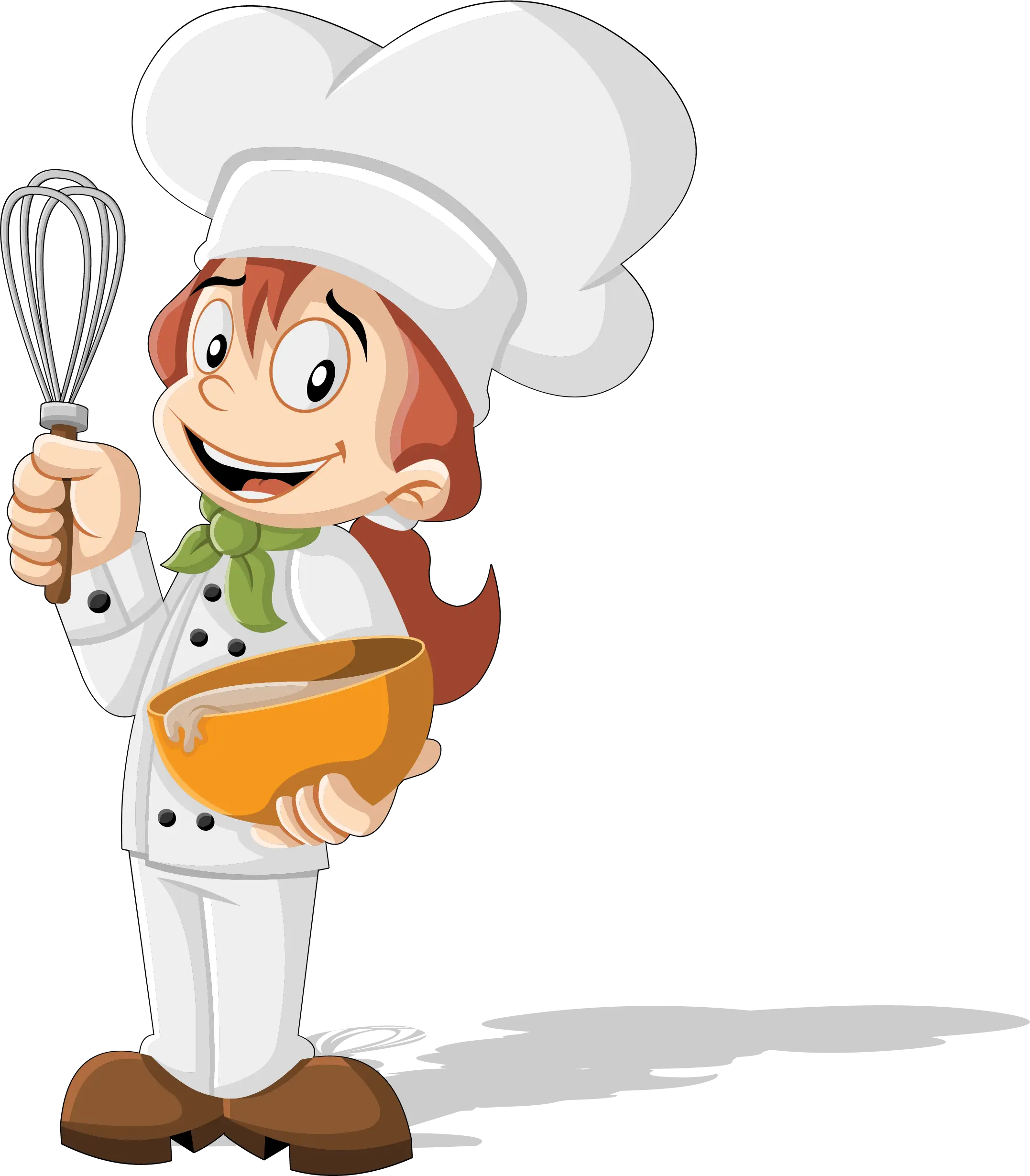 Smiling Chef Cartoon