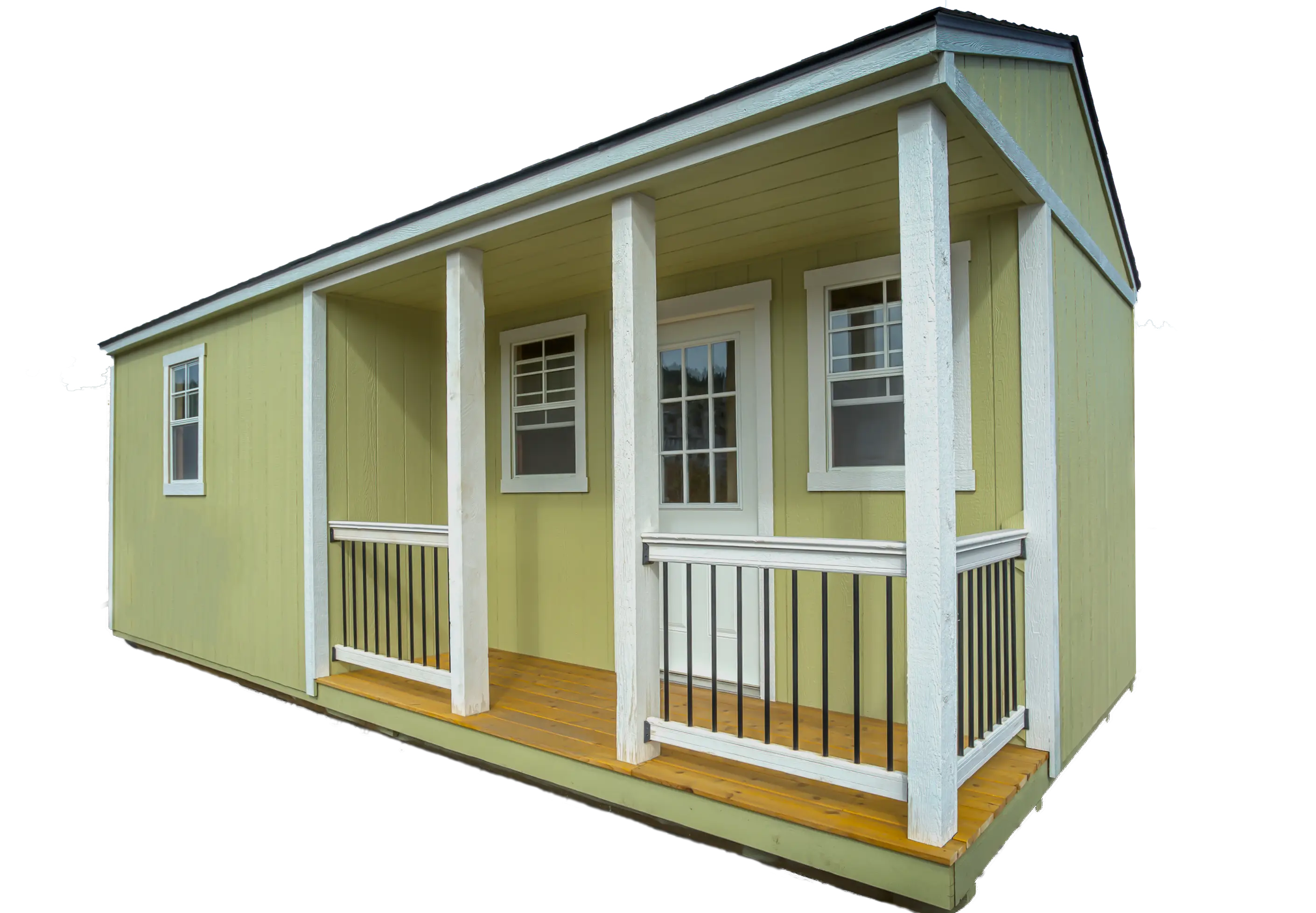 Small Yellow House with Porch