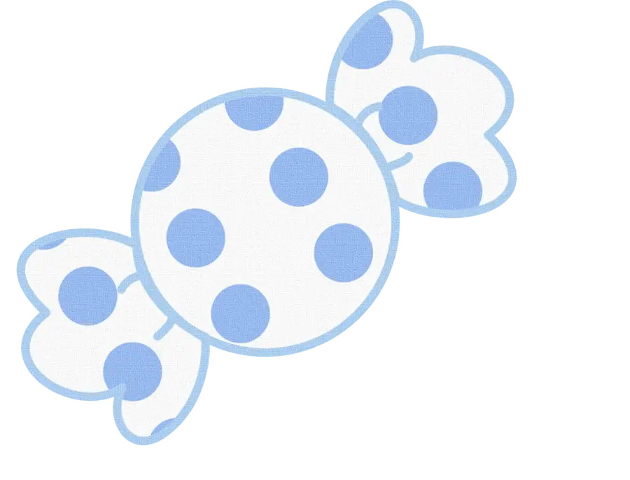Polka Dot Wrapped Candy
