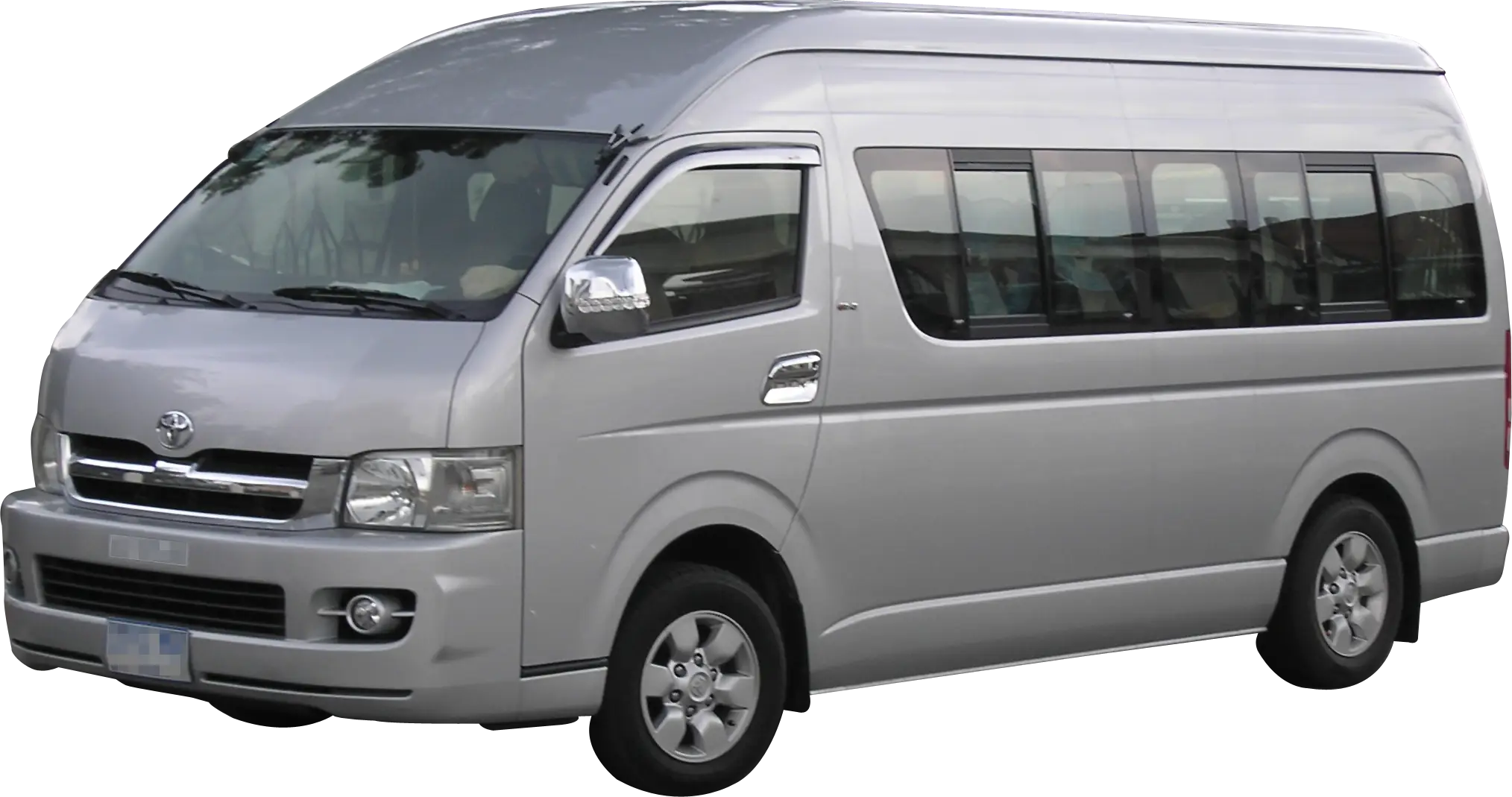 Silver Passenger Van for Transportation
