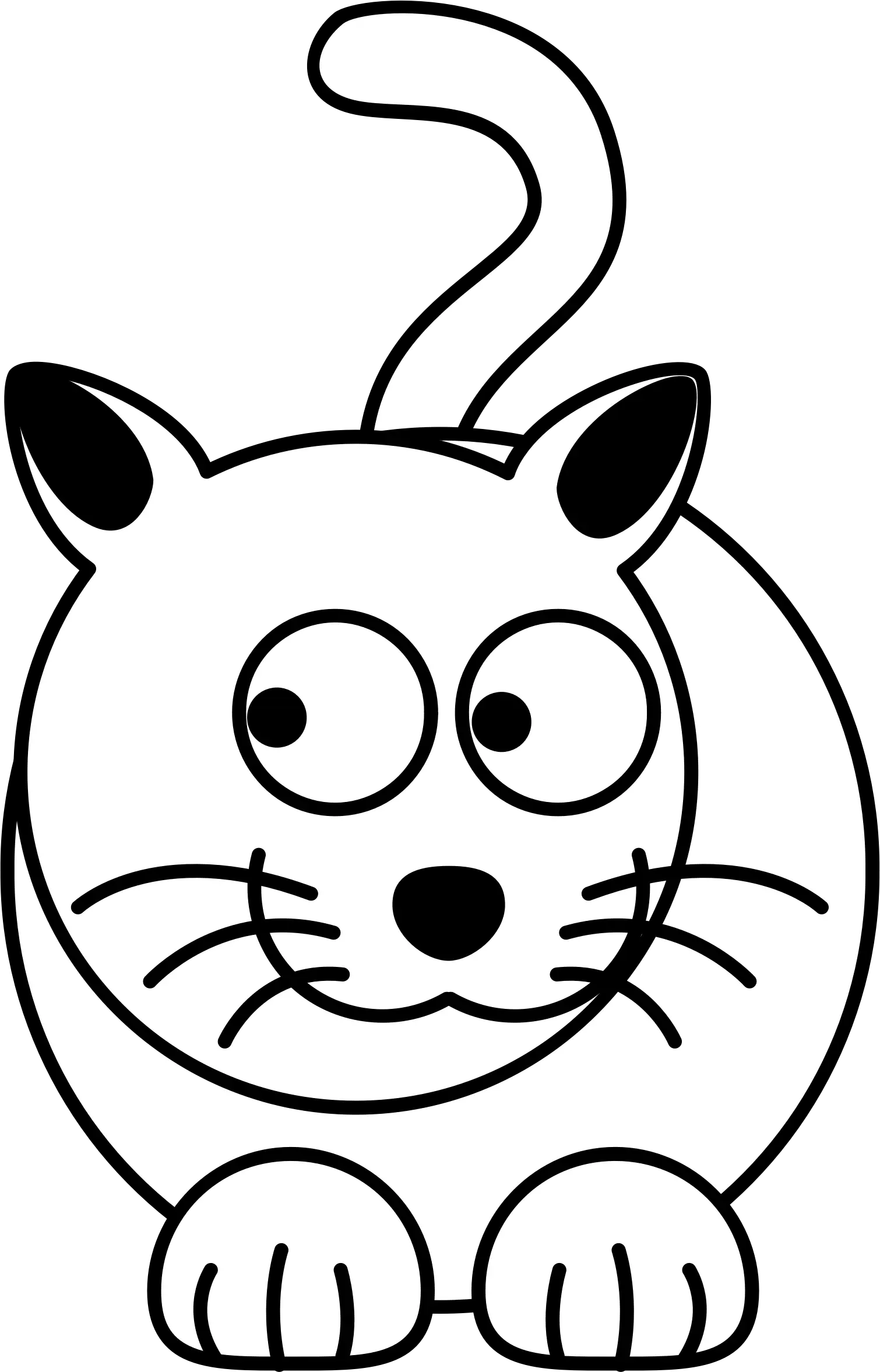 Cute Cartoon Cat Illustration