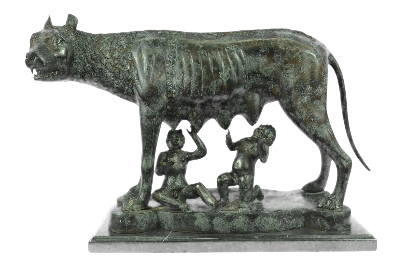 Romulus and Remus Bronze Statue