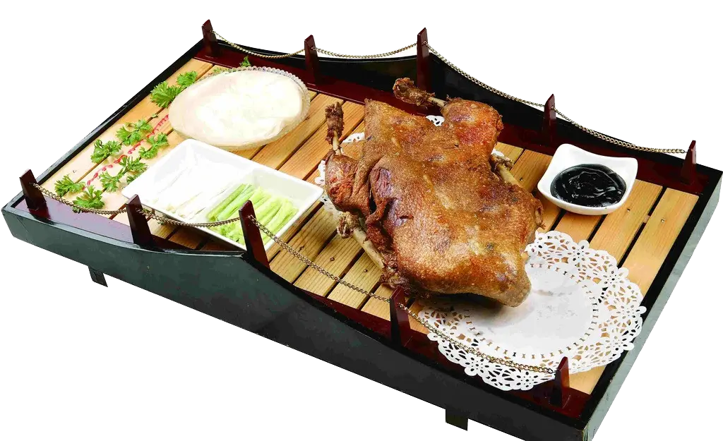 Roast Duck on Platter