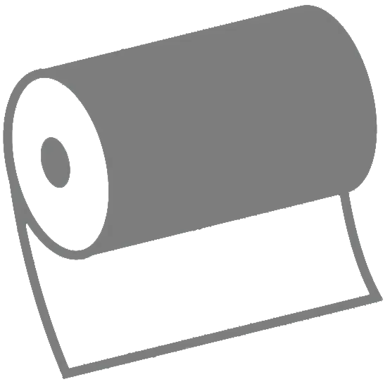 Illustration of a Toilet Paper Roll