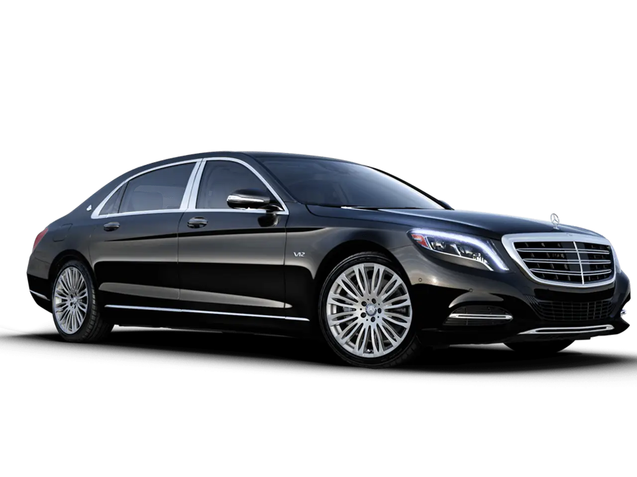 Luxury Black Sedan Car
