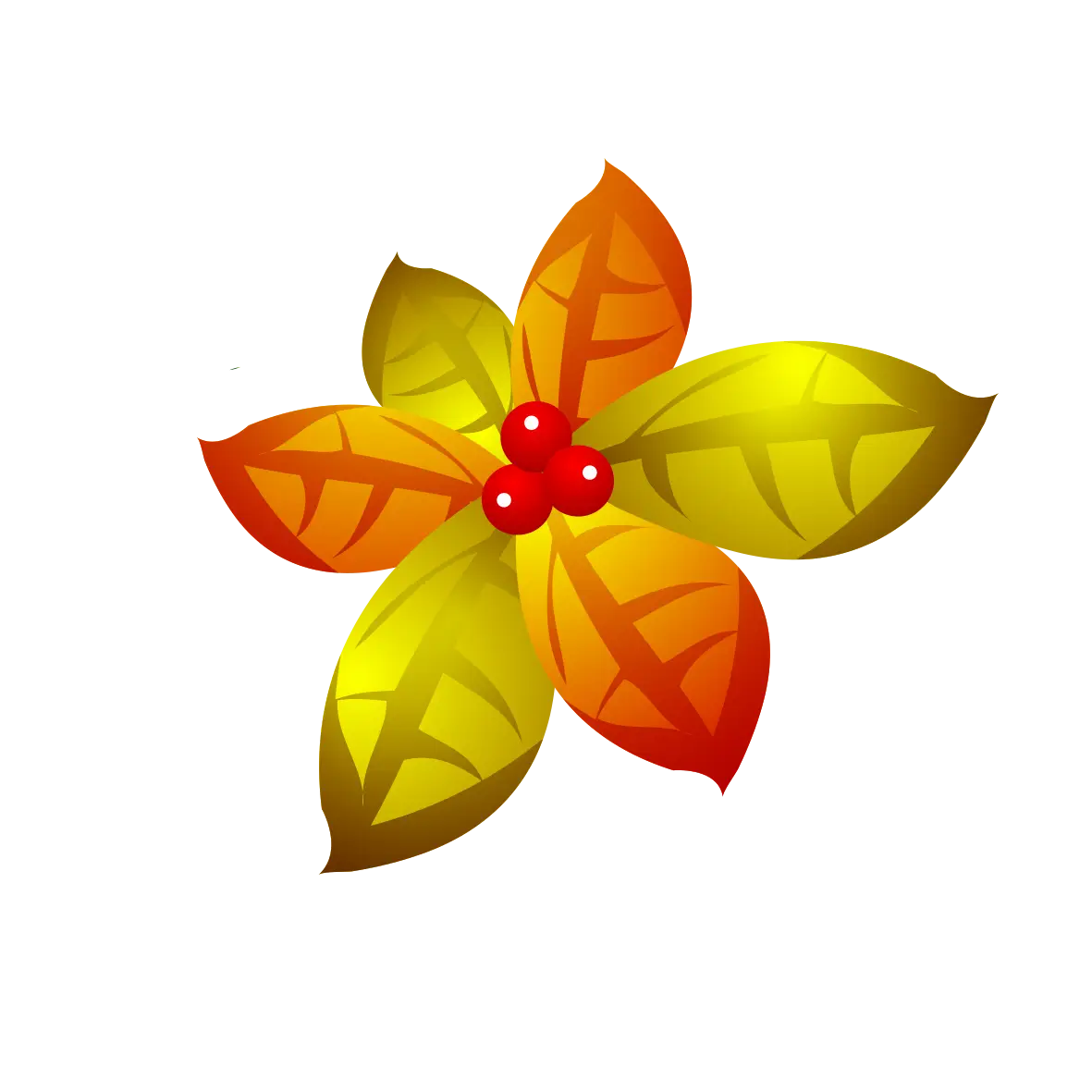 Colorful Autumn Flower Illustration