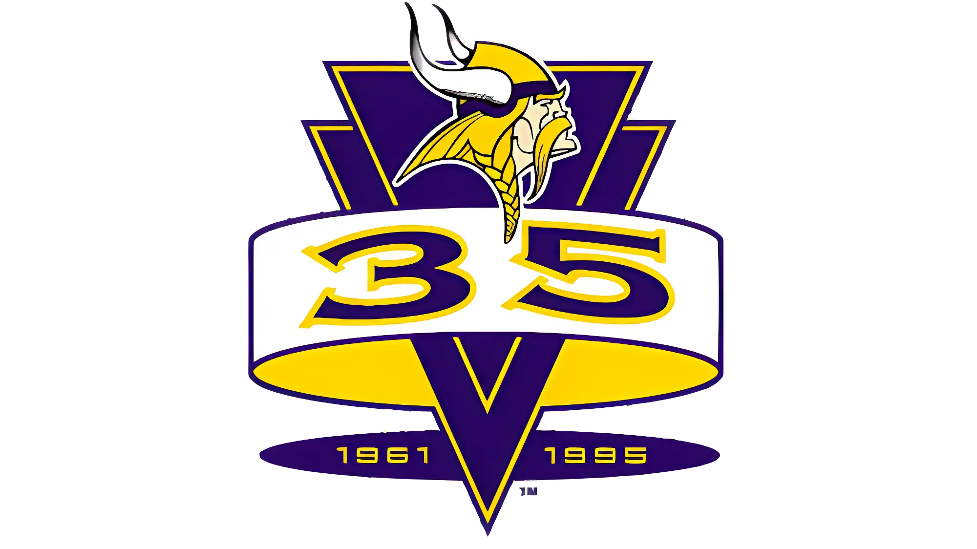 Minnesota Vikings 35th Anniversary Logo