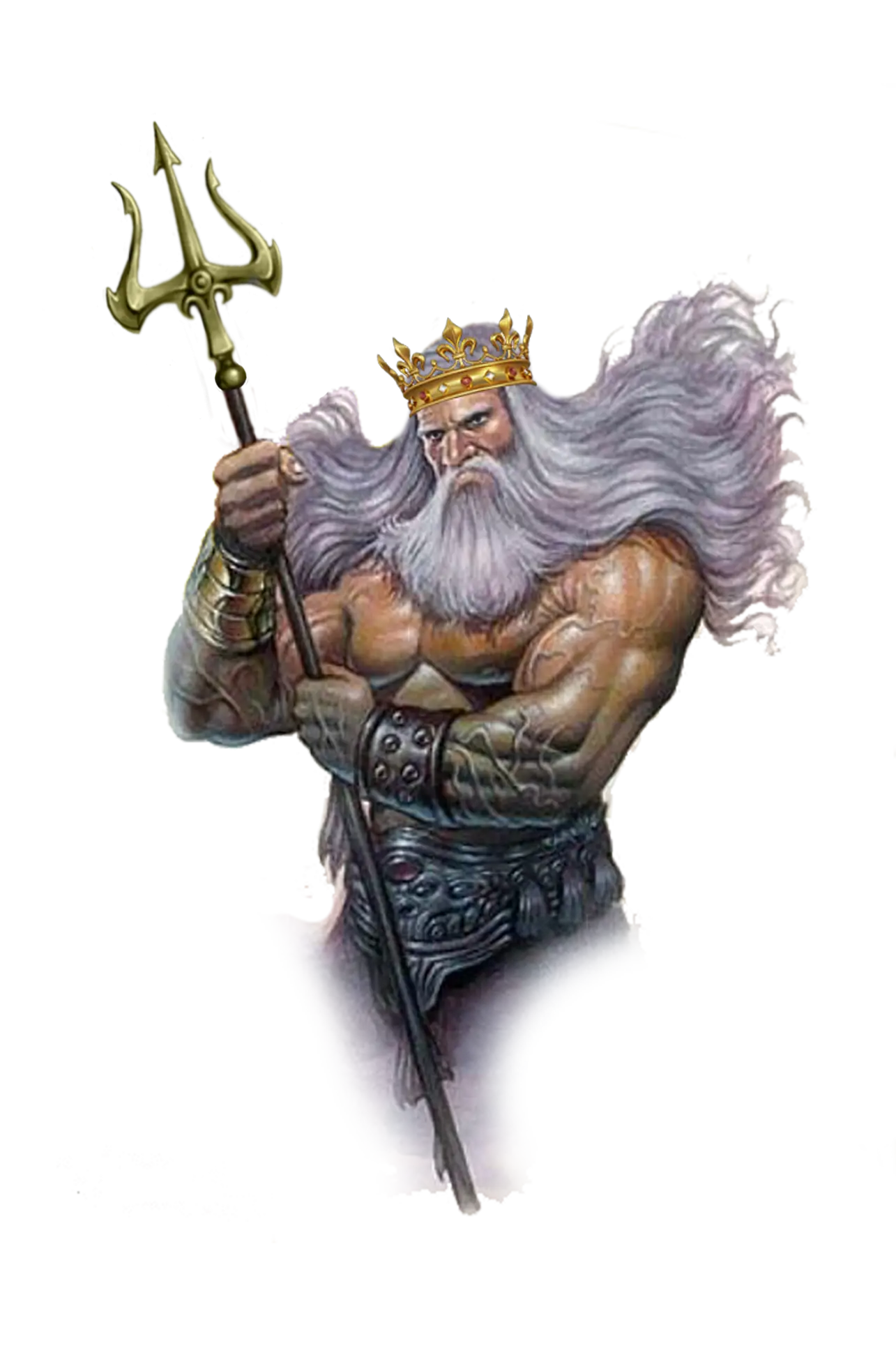 Mythological King with Trident