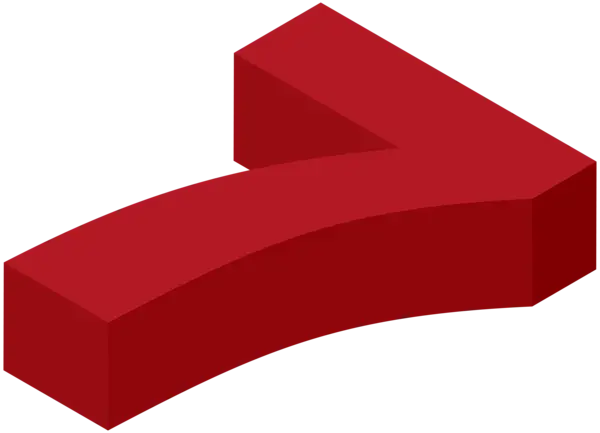 Red 3D Arrow Illustration