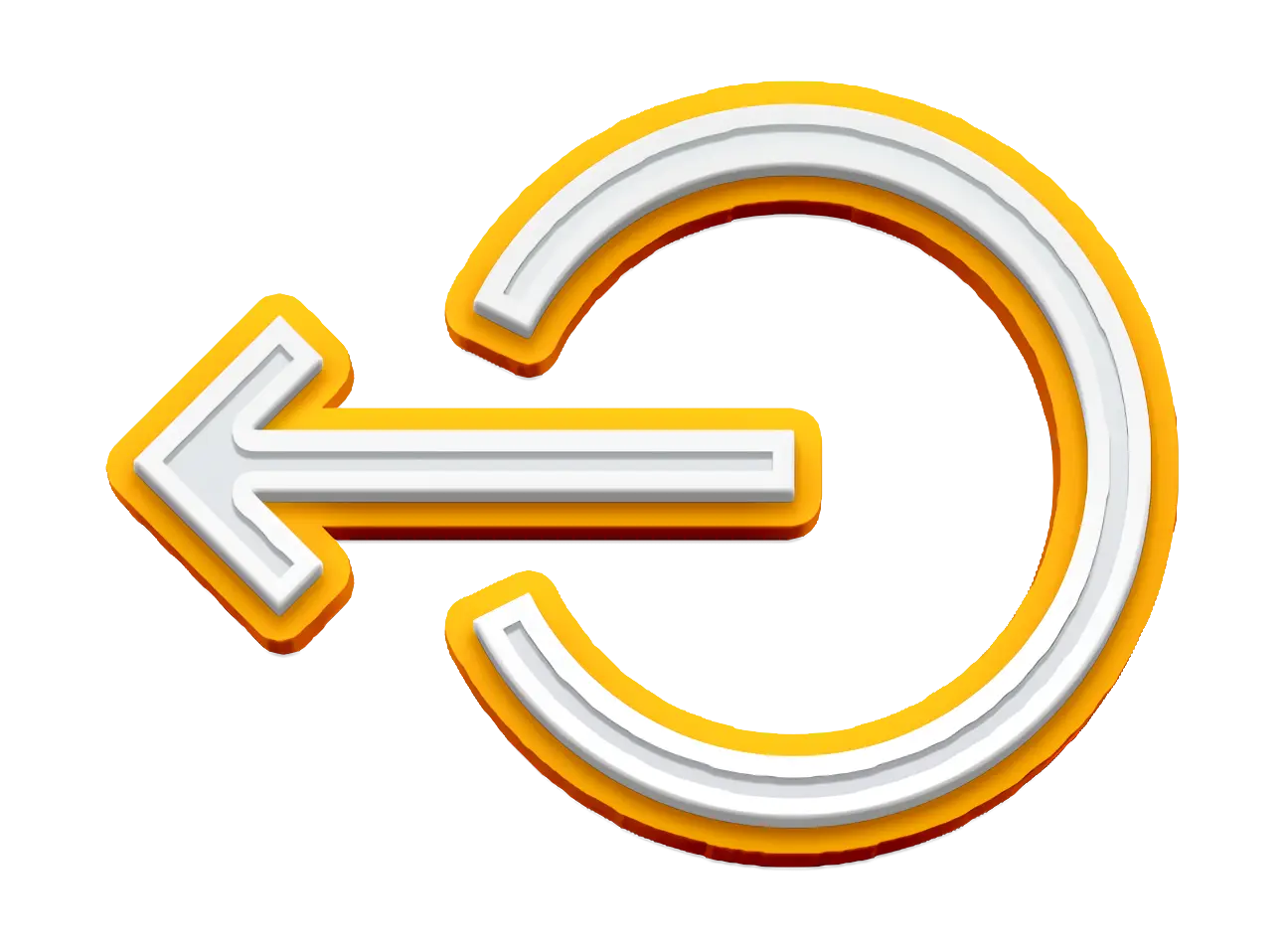 Back Arrow Circular Icon Design