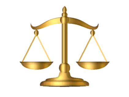 Golden Justice Balance Scale