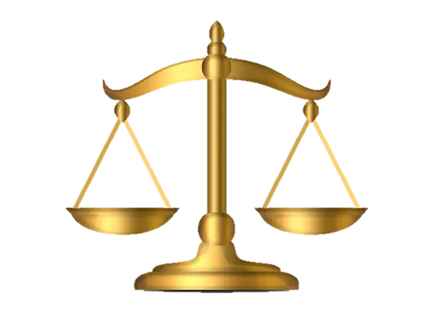 Golden Justice Balance Scale