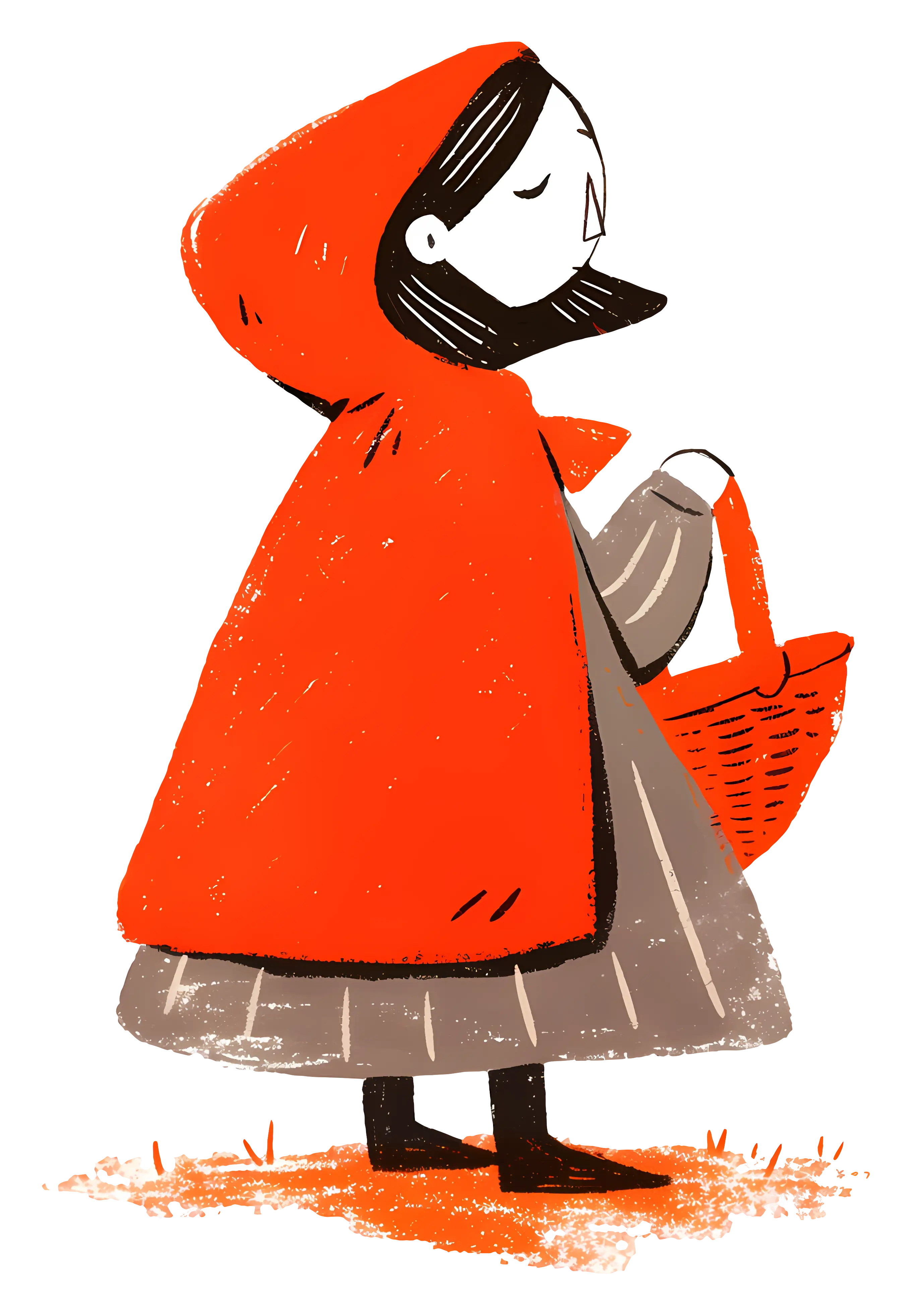 Little Red Riding Hood with Basket